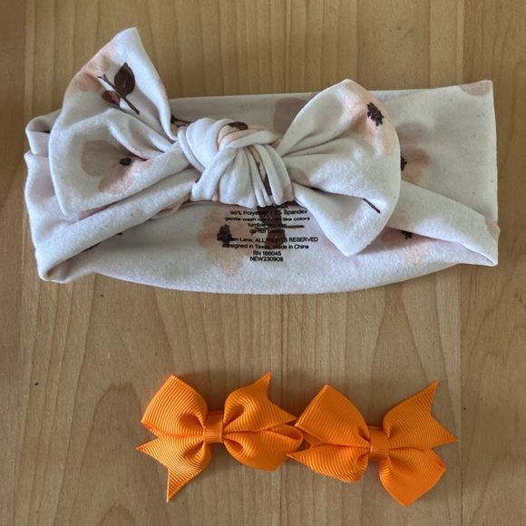 Assorted baby bows/headbands bundle! New or only worn once! Newborn-6month range - Picture 3 of 9